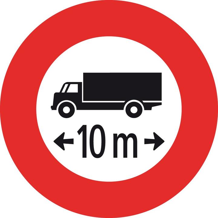 Actual product image Moravia Regulatory signal 2.20, R3, maximum length