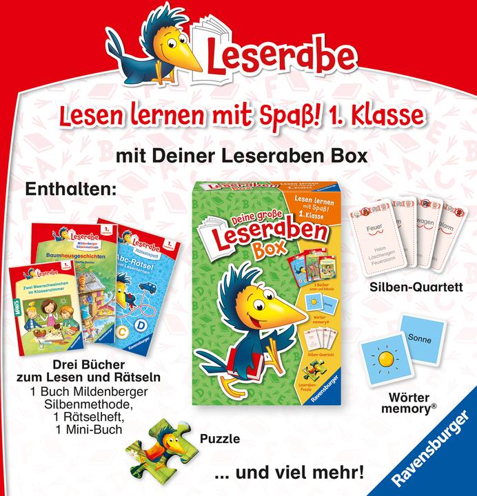 Image du produit Ravensburger Leserabe - 1. Lesestufe Kurz und leicht: Schulgeschichten (Allemand, Julia Breitenöder, 2025)