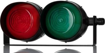 Rs Pro LED LED Ampel Signalleuchte 2-stufig Linse Grün, Rot