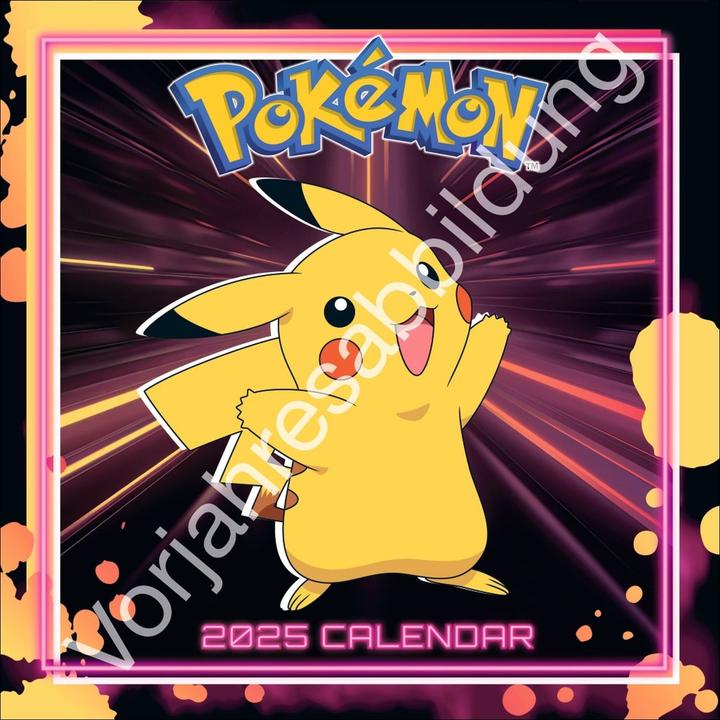 Pokémon Broschurkalender 2026 (Hardcover, Engels)