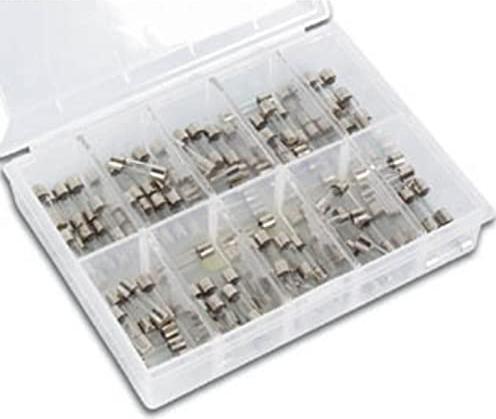 Perel JEU DE FUSIBLES - LENTS - 100 pcs - 5 x 20 mm