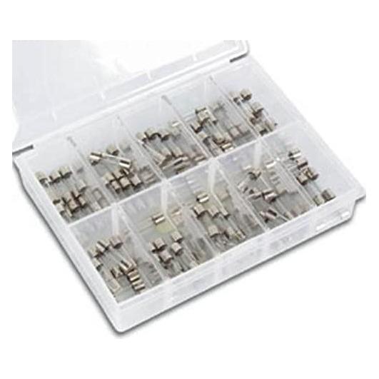 Perel Sicherungsset - TrÄGe - 100-tlg. - 5 X 20 Mm, Aktive Bauelemente