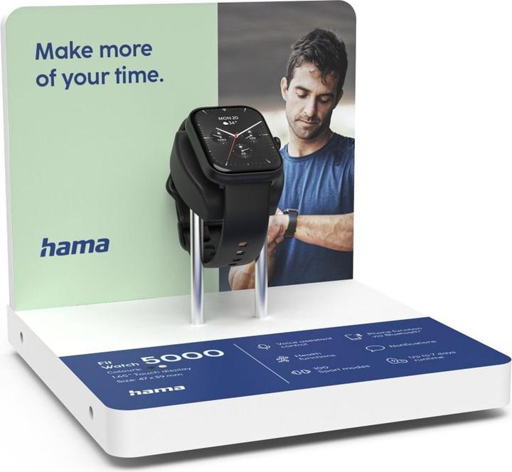 Produktbild Hama Fit Watch 5000 Test MODULE.ZWART.18x18x16cm Engels (73296006)