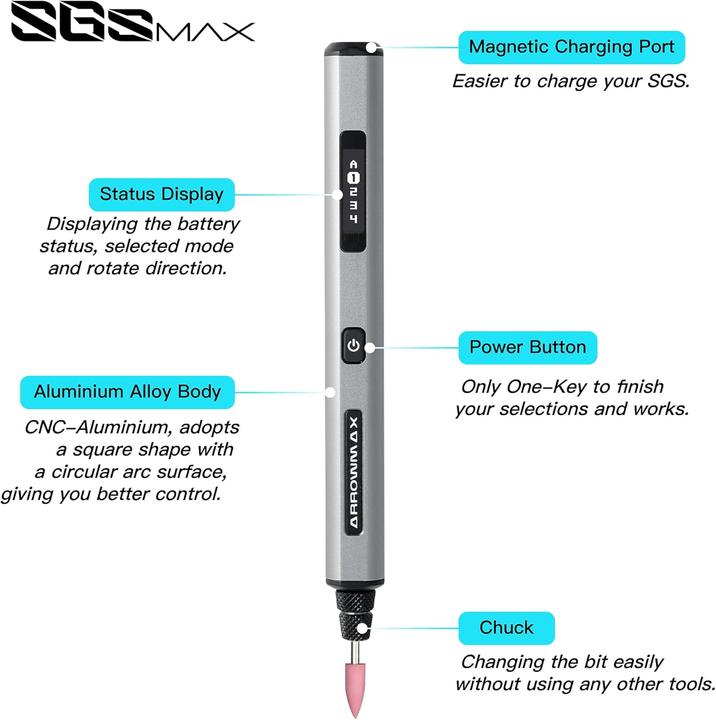 Produktbild Arrowmax SGS MAX Mini-Gravierstift-Set