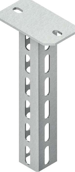 Niedax NIE HU5050/250 Hanging bar U-profile 50x50x250mm hot-dip galvanised DIN EN ISO 1461