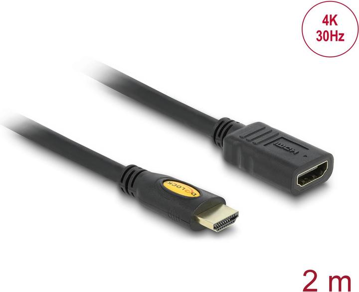 Image du produit Delock Câble High Speed HDMI avec extension Ethernet (2 m)