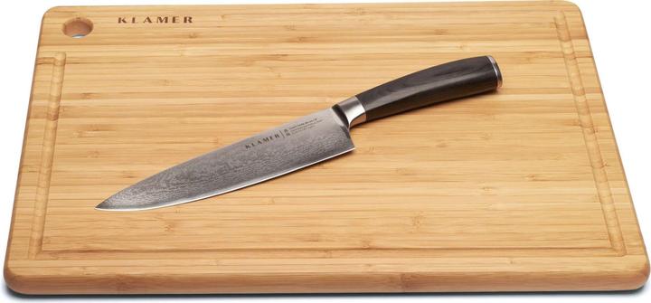 Produktbild KLAMER Damast Chefmesser 20cm Fleischmesser (20 cm)