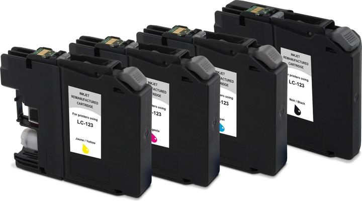 Image du produit Generic Ink Encre Brother LC123 Multipack (M, C, Y, CF)