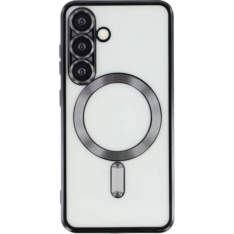 Cover-Discount Galaxy S26 - Handyhülle mit metallischem Design & Kameraschutz (Samsung Galaxy S26), Cover smartphone, Nero