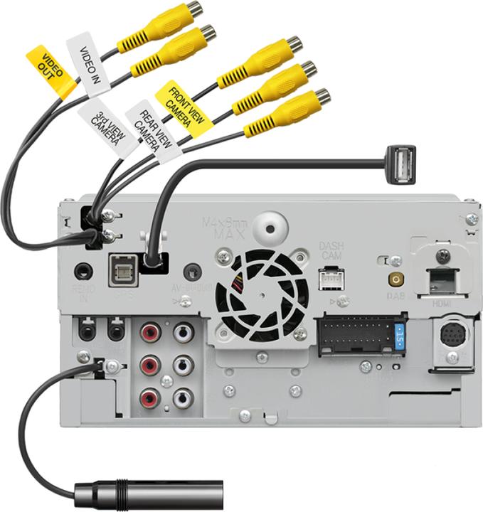 Actual product image Kenwood DNR992RVS (Android car, Apple Carplay)