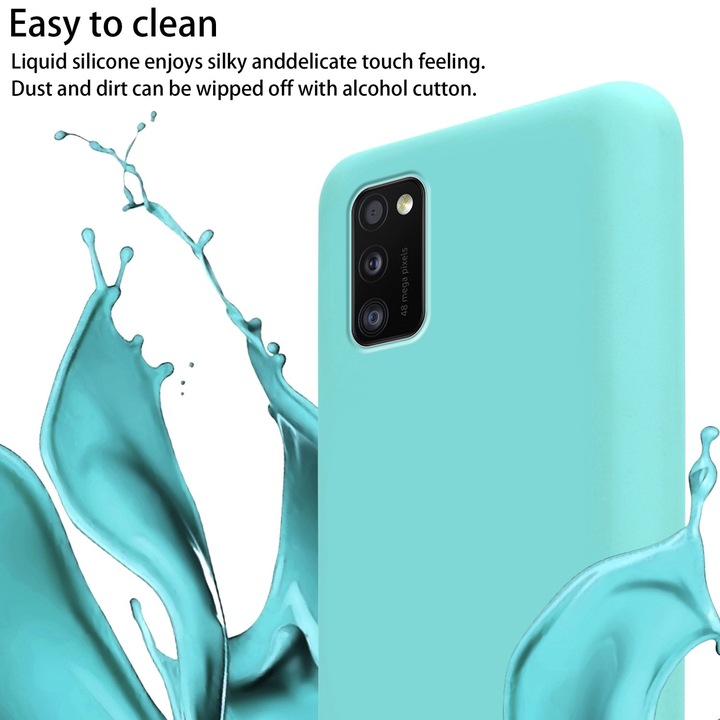 Actual product image Cadorabo TPU Cover Mobile Phone Chain Liquid (Samsung Galaxy M40s)