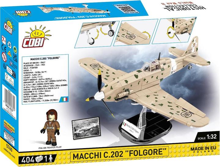 Actual product image Cobi Macchi MC.202 Folgore