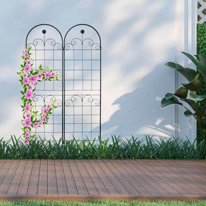 Immagine prodotto Relaxdays Set da 2 grigliati per rampicanti (1.50 cm, 50 cm)