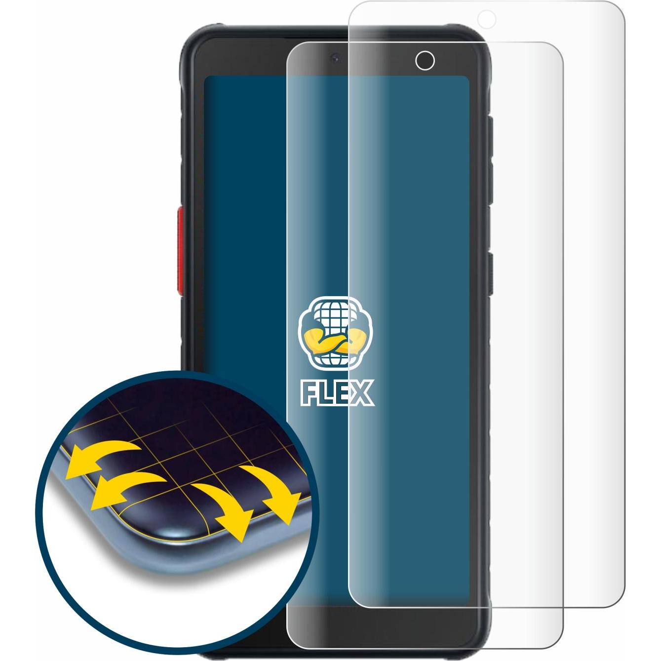 Thumbnail - BROTECT Full-Cover Displayschutz (2 Stück, Samsung Galaxy Xcover 5), Smartphone Schutzfolie, Transparent