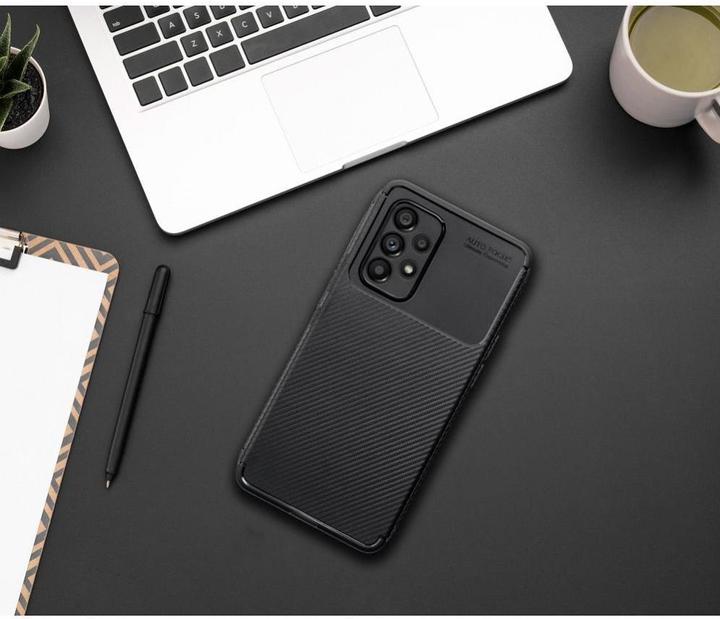 Image du produit OEM Back panel cover Case CARBON PREMIUM for SAMSUNG A34 5G black (Samsung Galaxy A34 5G)