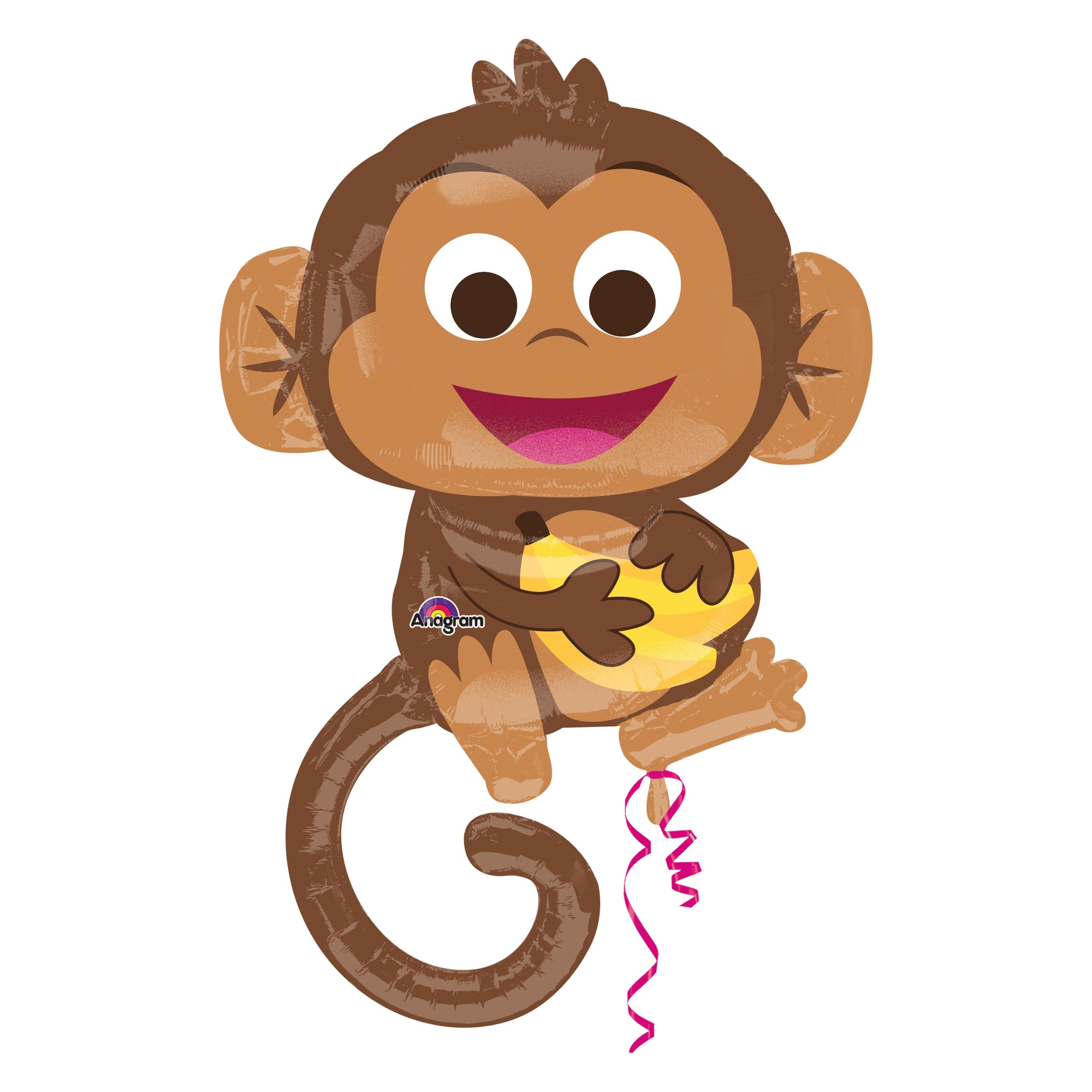 Amscan Riesenballon Baby Affe (1x) (763.3457301)