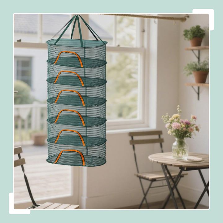 Produktbild Relaxdays Faltbares Trockennetz Oval