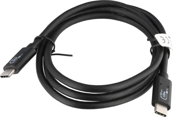 Produktbild Heitech Lade- und Datenkabel USB 3.2 Gen2, USB-C auf USB-C, max. 100 W, Länge 1 Meter (1 m, USB 3.2 Gen 2, 100 W)