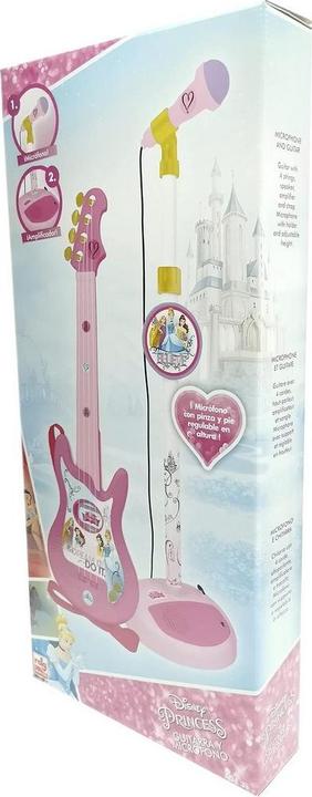 Actual product image Disney Princess Children's Guitar Microphone Pink Disney Princesses (English, French, Portuguese, Spanish)