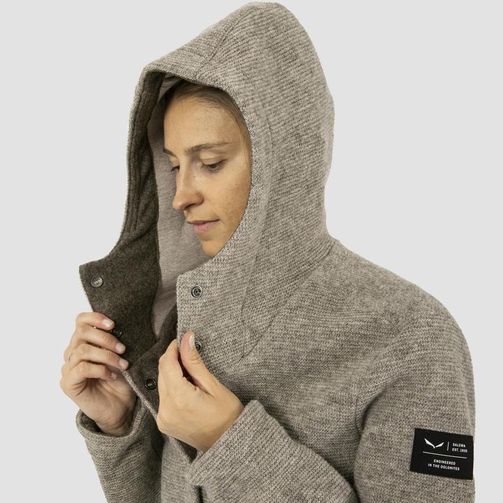 Immagine prodotto Salewa Giacca con cappuccio Sarner Undyed Wool da donna (38, M)