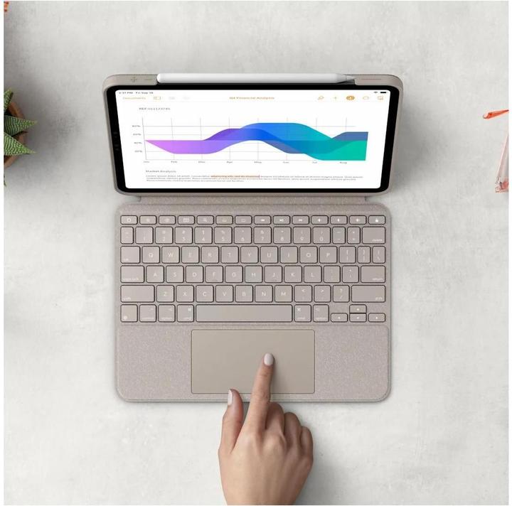 Actual product image Logitech Combo Touch (DE, Apple iPad Pro 11 2018, Apple iPad Pro 11 2020, Apple iPad Pro 11 2021, Apple iPad Pro 11 2022)