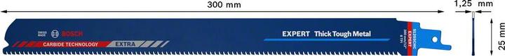 Produktbild Bosch Professional Zubehör EXPERT ‘Medium-Thick Tough Metal’ S 955 HHM Säbelsägeblatt, 1 Stück