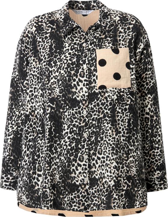 Produktbild Angel of Style Bluse, oversized, Musselin, Mustermix (56)