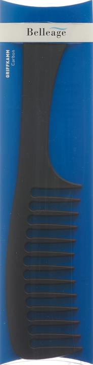Actual product image Belleage Handle comb carbon