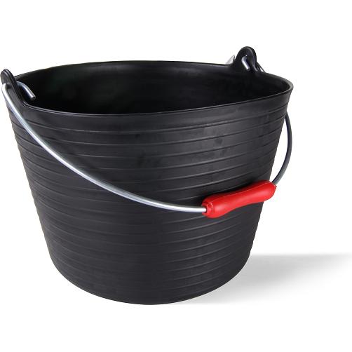 Rubi Secchio in plastica italiano da 20L con manico, Pattumiera