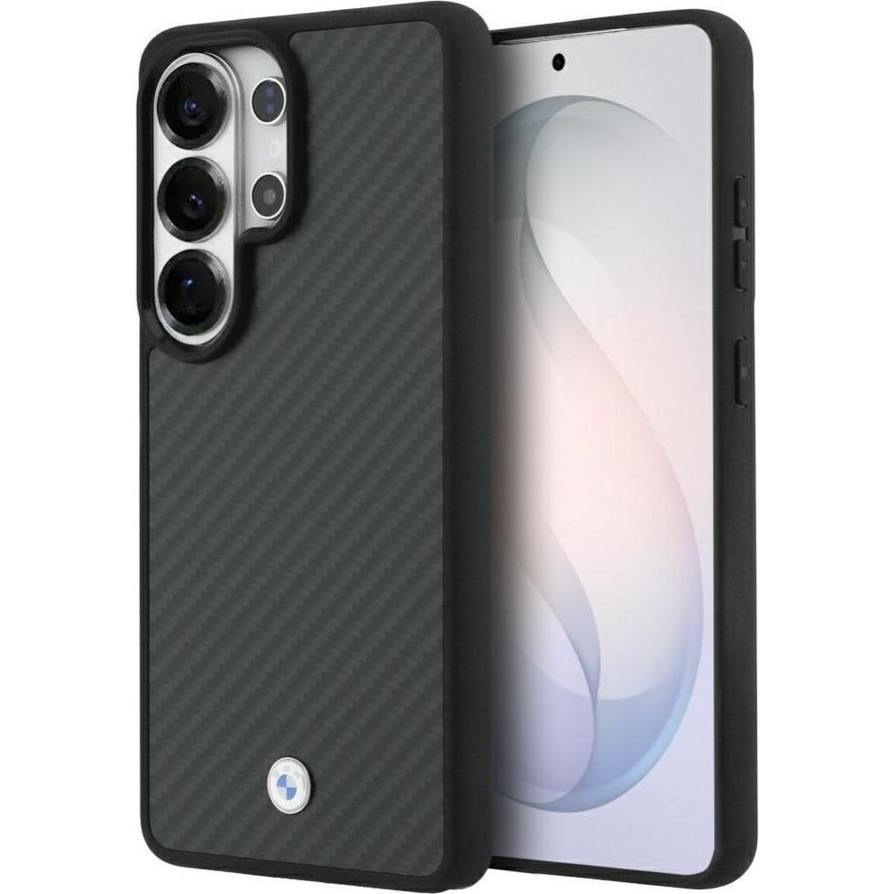 BMW Case Sign Magnetic Carbon Fiber MagSafe for Samsung Galaxy S26 Ultra black (Samsung Galaxy S26 Ultra), Cover smartphone, Nero