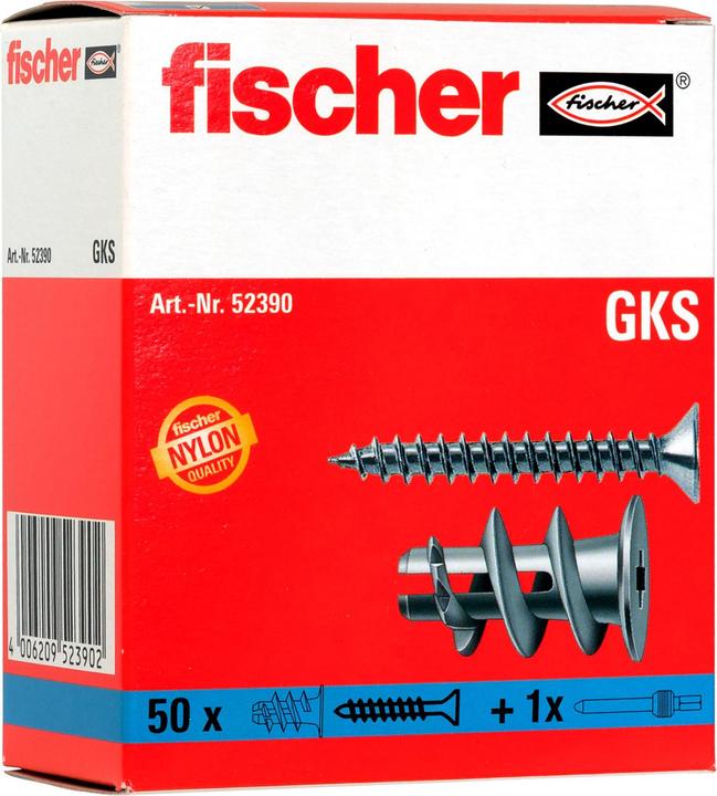 Produktbild Fischer Gipskartondübel GK S (50 Stk.)