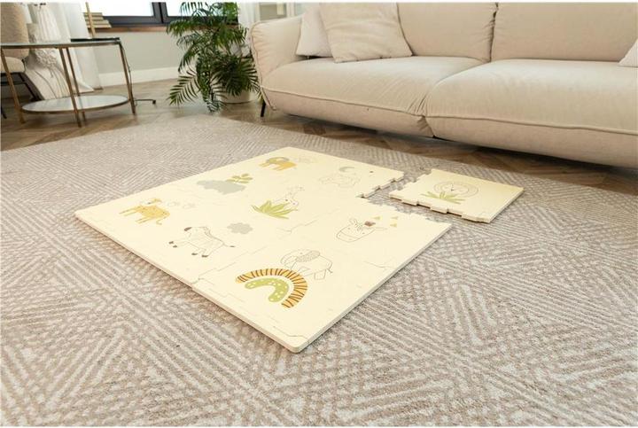 Image du produit Hakuna Matte Tapis puzzle, animaux de safari (90 x 90 cm)