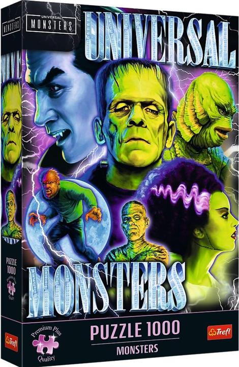Produktbild Trefl Puzzle Premium Plus 1000 – Universal Monsters (1000 Teile)