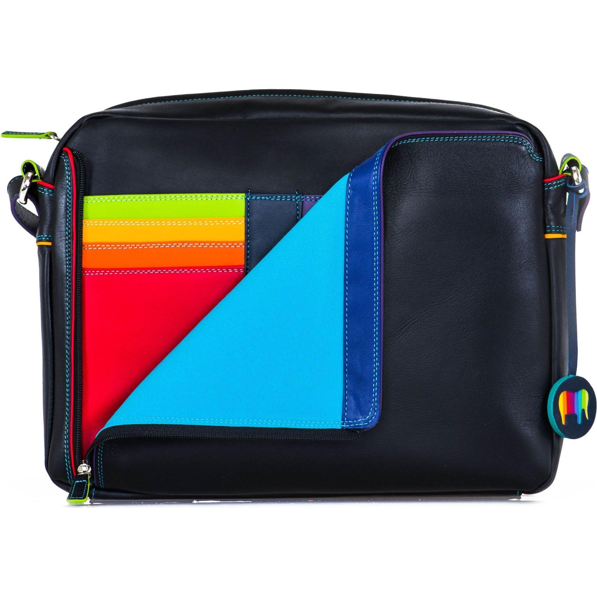 Mywalit, Handtasche, Umhängetasche Leder 27 cm, Schwarz