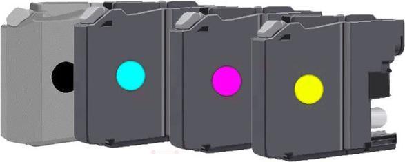 Produktbild Kores Multi-Pack Tinte G1529 ersetzt brother LC-223 Inhalt 1x schwarz je cyan - Schwar (M, B, C, Y)