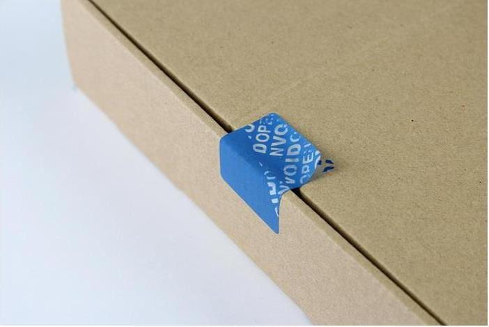 Image du produit Transpak Étiquettes de sécurité Dimensions 38x32mm bleu bleu