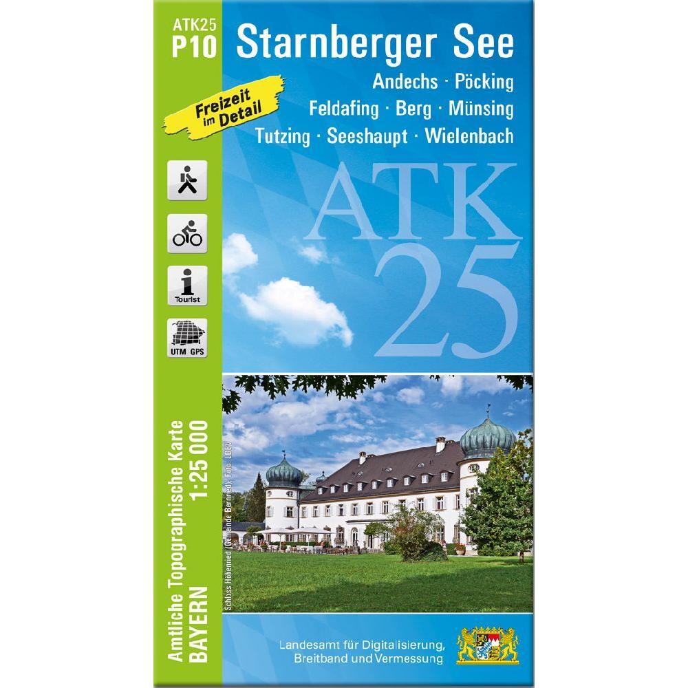 ATK25-P10 Starnberger See (Amtliche Top, Landkarte