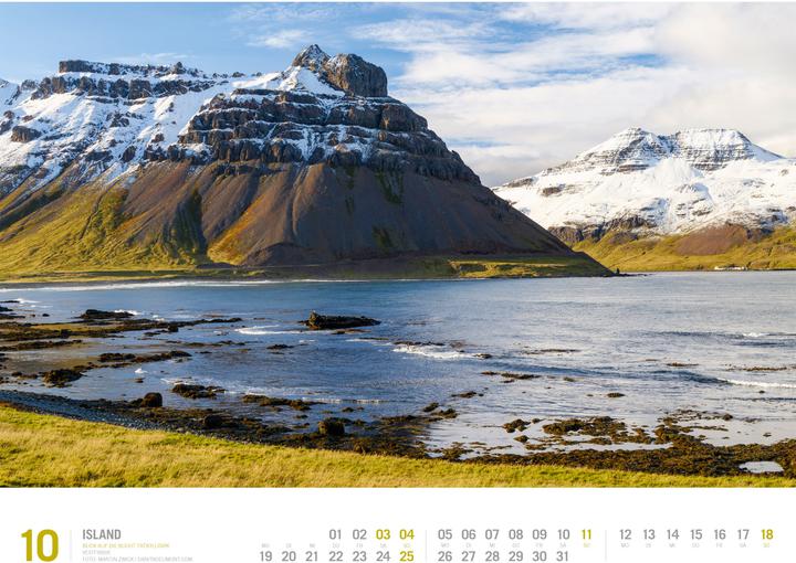 Immagine prodotto Island - Unterwegs zwischen Gletschern und Geysiren Kalender 2026 (Speciale)