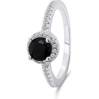 Brilio, Ring, Silver - Charming silver ring with zircons RI054WBC - Circuit: 60 mm, (60)