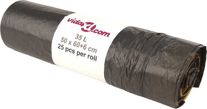 Produktbild vidaXL Müllbeutel mit Zugband (10x, 35 l)