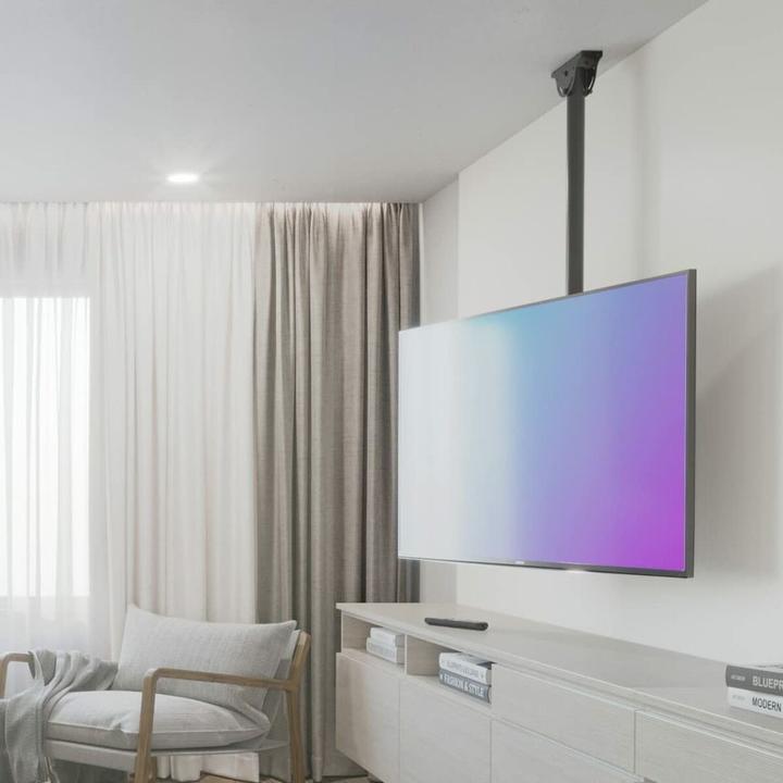 Image du produit Hama Support TV pour plafond, pivotant, inclinable, 165 cm (65") jusqu'à 50 kg (Plafond, 50 kg, 32" - 65")