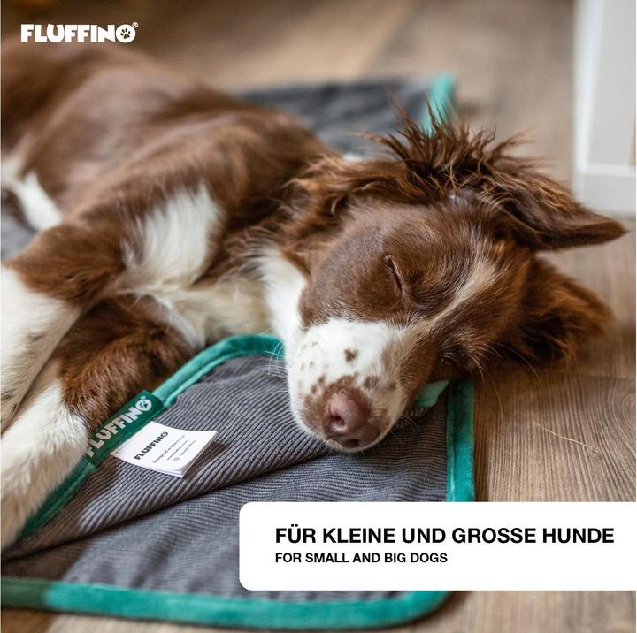 Produktbild Fluffino Hunde-Decke 150 x 100 cm, Grau (Hund)