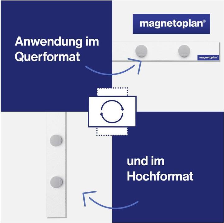 Actual product image Magnetoplan MAGNETOWALL - wall curtain rail (10 x)