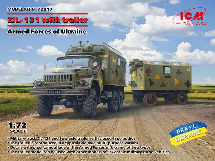Produktbild ICM ZiL-131, Truck with trailer Armed Forces of Ukraine