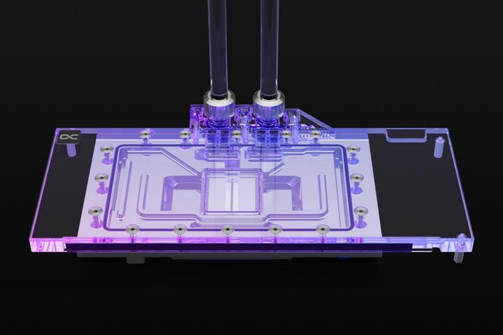 Actual product image Alphacool Ice block Aurora RX 7900XTX Reference with backplate