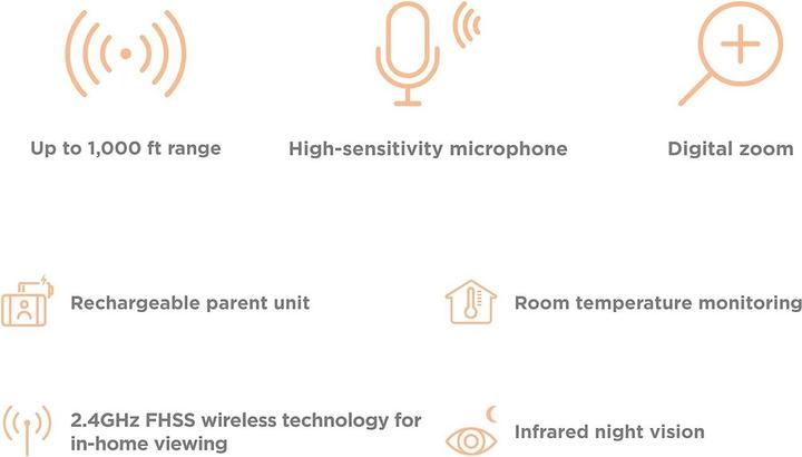 Produktbild Motorola VM482 (Babyphone mit Kamera, 300 m)