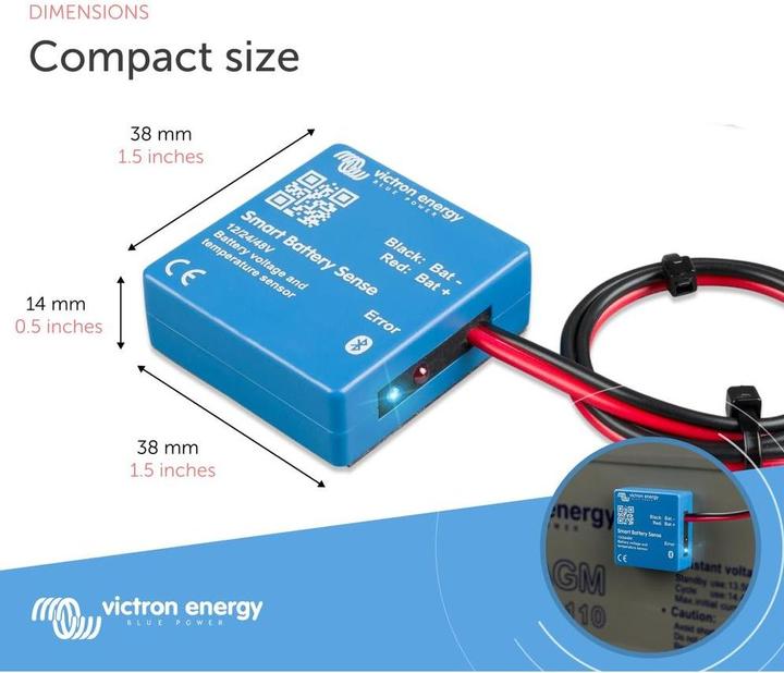 Actual product image Victron Energy SBS050150200 Sense temperature sensor