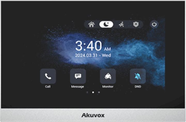 Image du produit Akuvox Console intérieure SIP avec écran tactile 7", Wifi et Bluetooth (version Android) C316W (Ethernet, WiFi)
