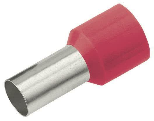 Produktbild Cimco Aderendhülse 10 mm² 18 mm Teilisoliert Rot 18 2356 100 St.