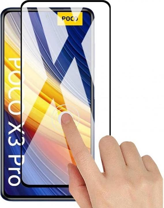Actual product image Screenguard Xiaomi Poco X3 Pro Full Screen Protective Glass Film 2.5D 9H (1 pcs., Xiaomi Poco X3 Pro)